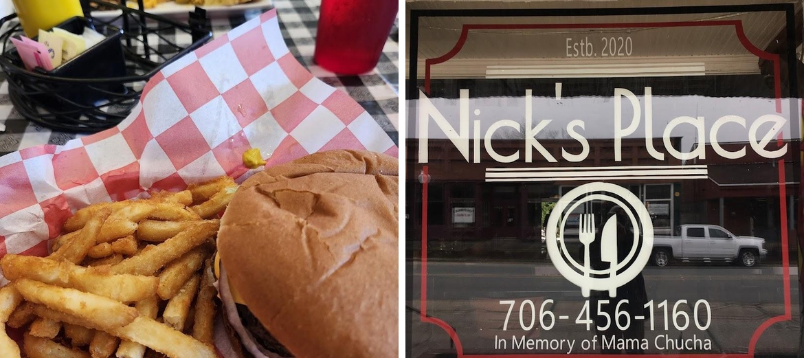 Nick's Place Menu
